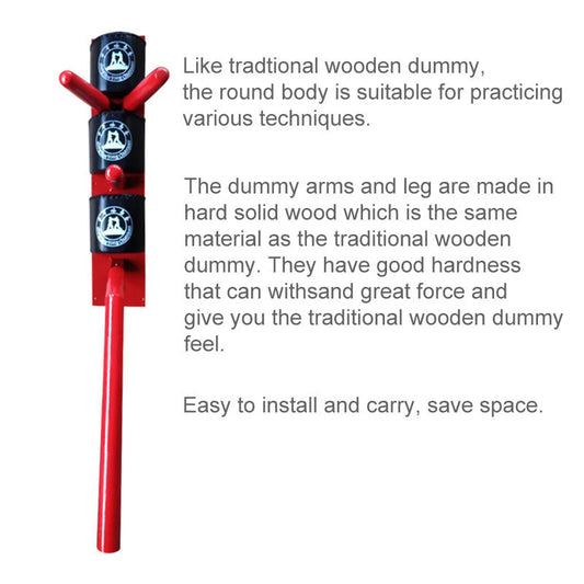 Portable Wall Mounted Wing Chun Dummy