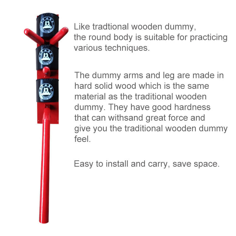 Portable Wall Mounted Wing Chun Dummy
